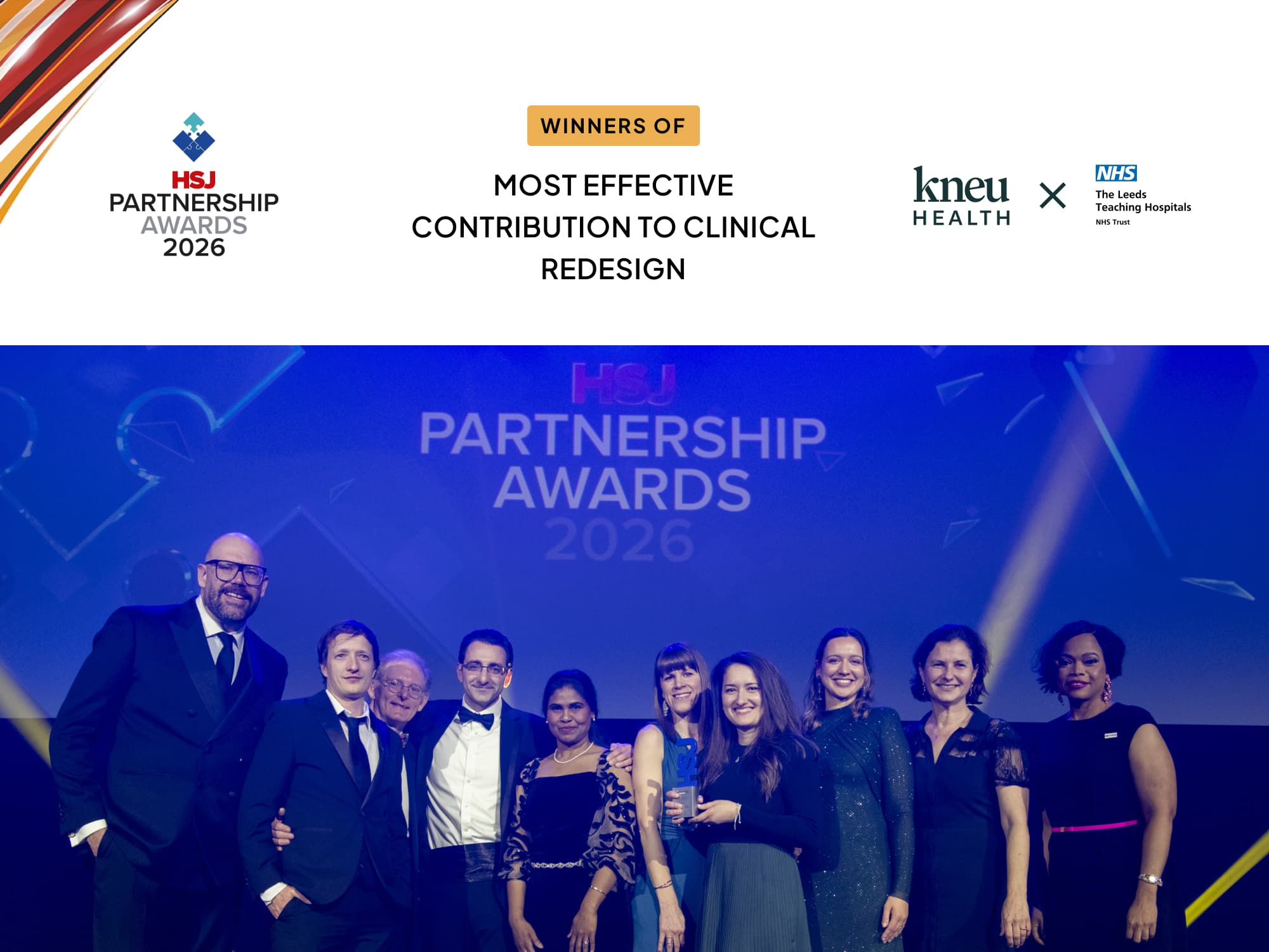 Kneu Health at the HSJ Partnership Awards 2026